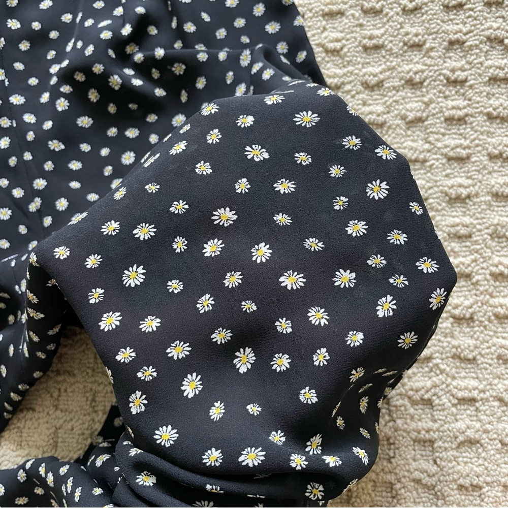 Black and White Polka Dot Jumpsuit - Picture 4 of 4